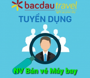 BACDAU TRAVEL tuyển nhân viên Bán vé máy bay