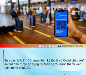 Châu Âu áp dụng 'chứng nhận kỹ thuật số Covid-19'