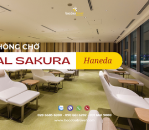 Phòng chờ JAL Sakura mở rộng chuyến bay đủ điều kiện mua dịch vụ trả phí