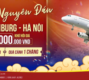 [GOTHENBURG - HÀ NỘI] VÉ KHỨ HỒI CHO TẾT NGUYÊN ĐÁN TRỌN VẸN!