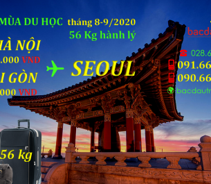 HANOI / SAIGON ✈ INCHEON (SEOUL) tháng 8, 9/2020